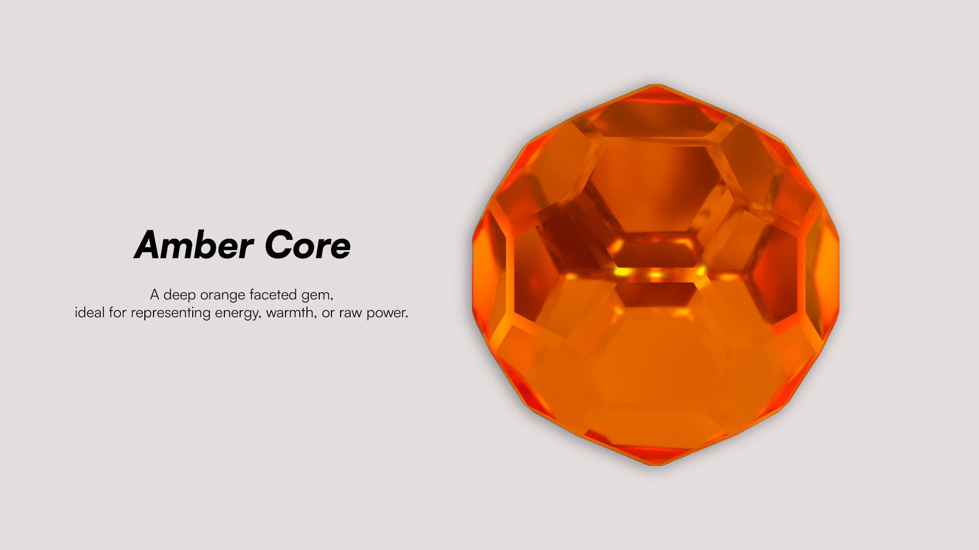 Stylized Gem Pack 7 Unique Crystal Models Game Ready Low-poly 3D model_3