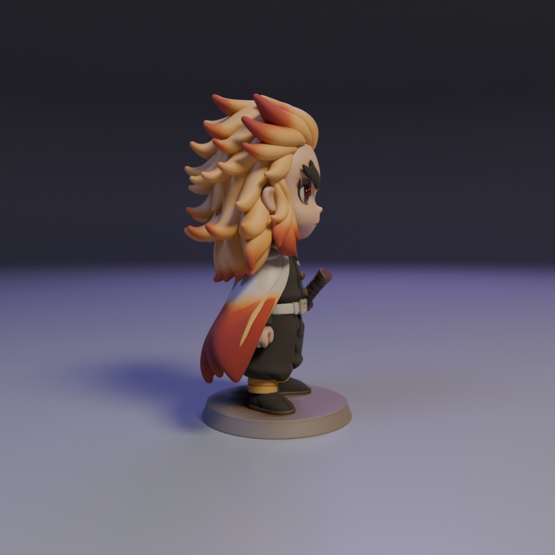 Kyojuro Rengoku 3D print model_2