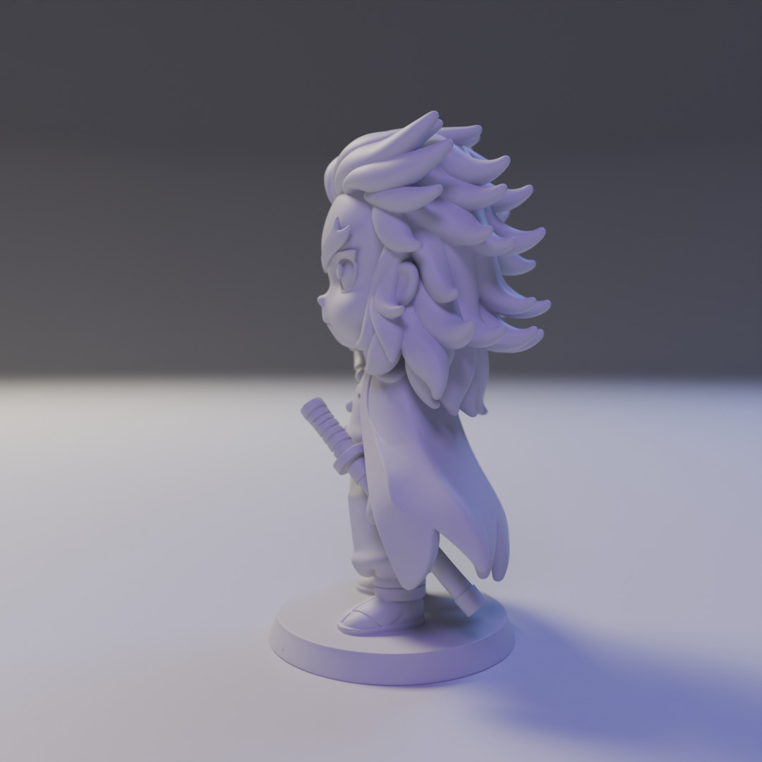 Kyojuro Rengoku 3D print model_3