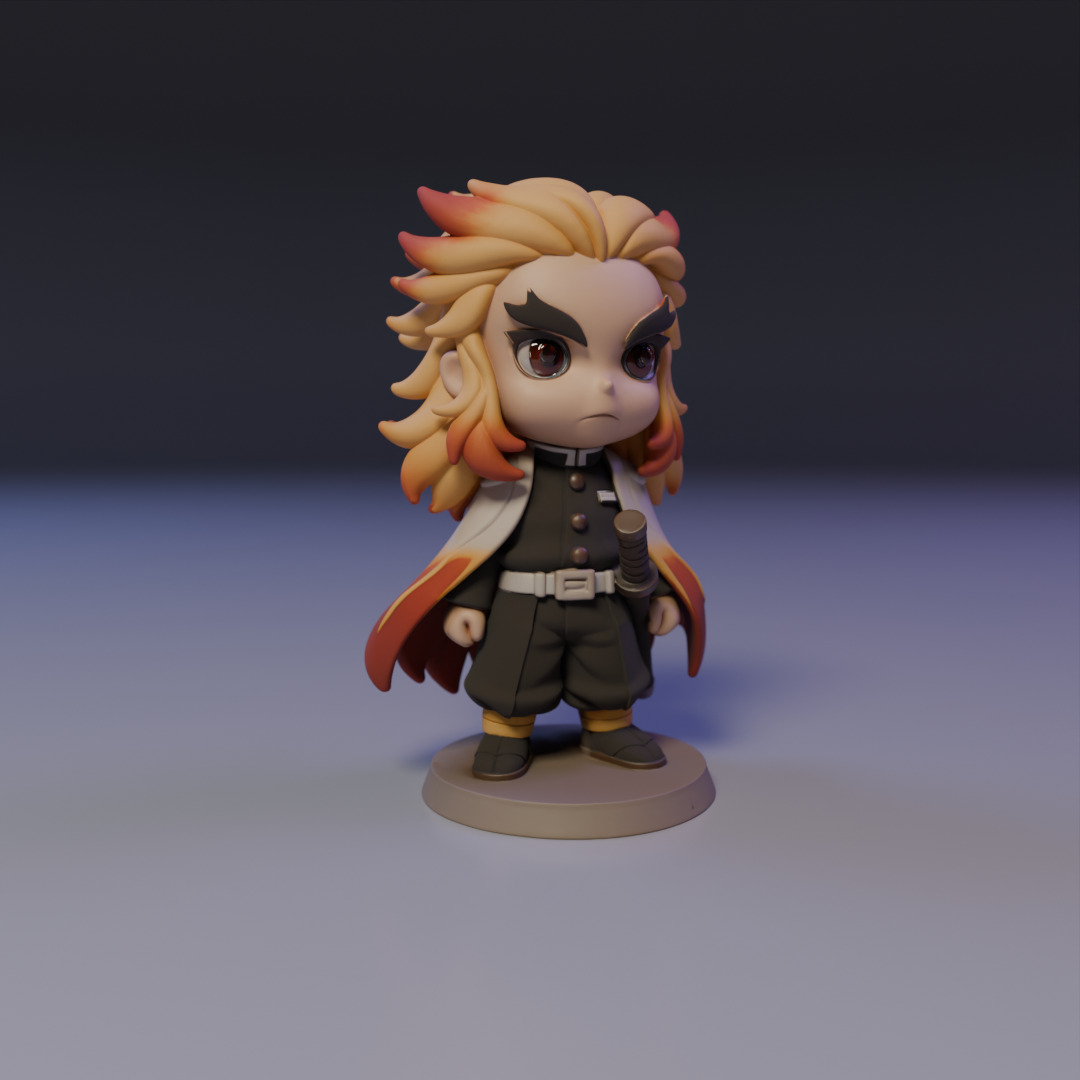 Kyojuro Rengoku 3D print model_8