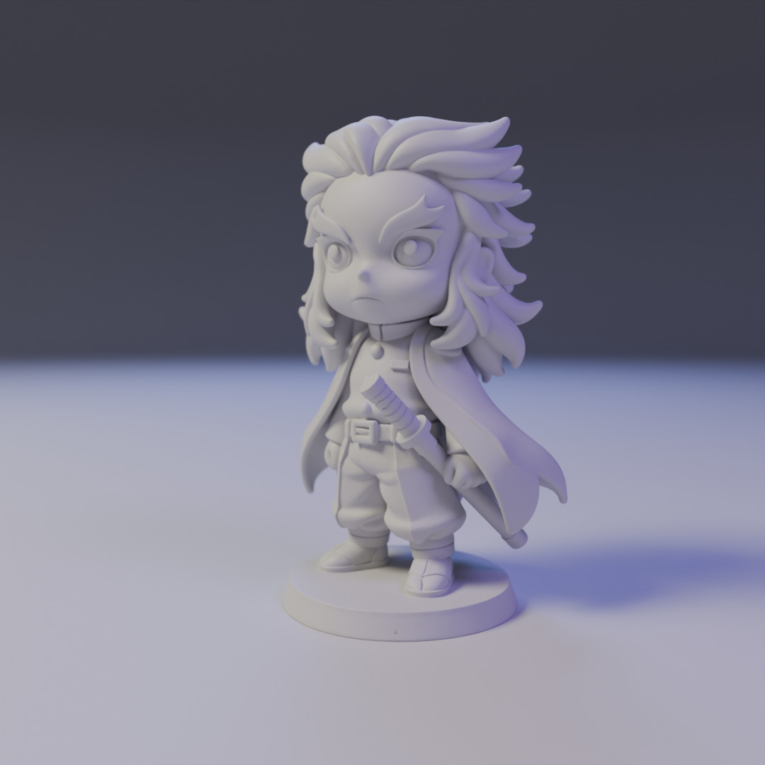 Kyojuro Rengoku 3D print model_9