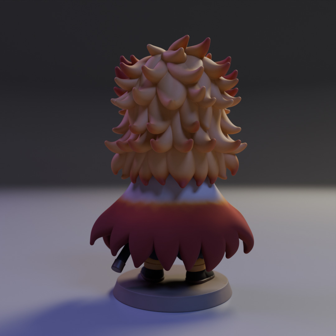 Kyojuro Rengoku 3D print model_6