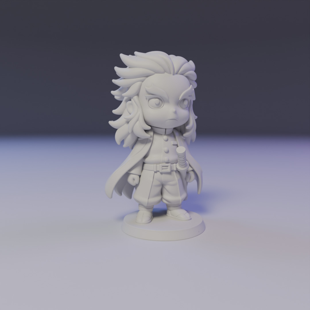Kyojuro Rengoku 3D print model_7