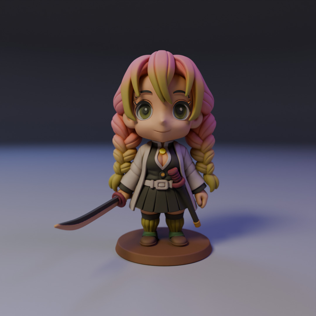 mitsuri kanroji 3D print model_16