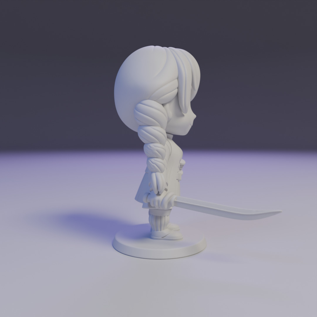 mitsuri kanroji 3D print model_1