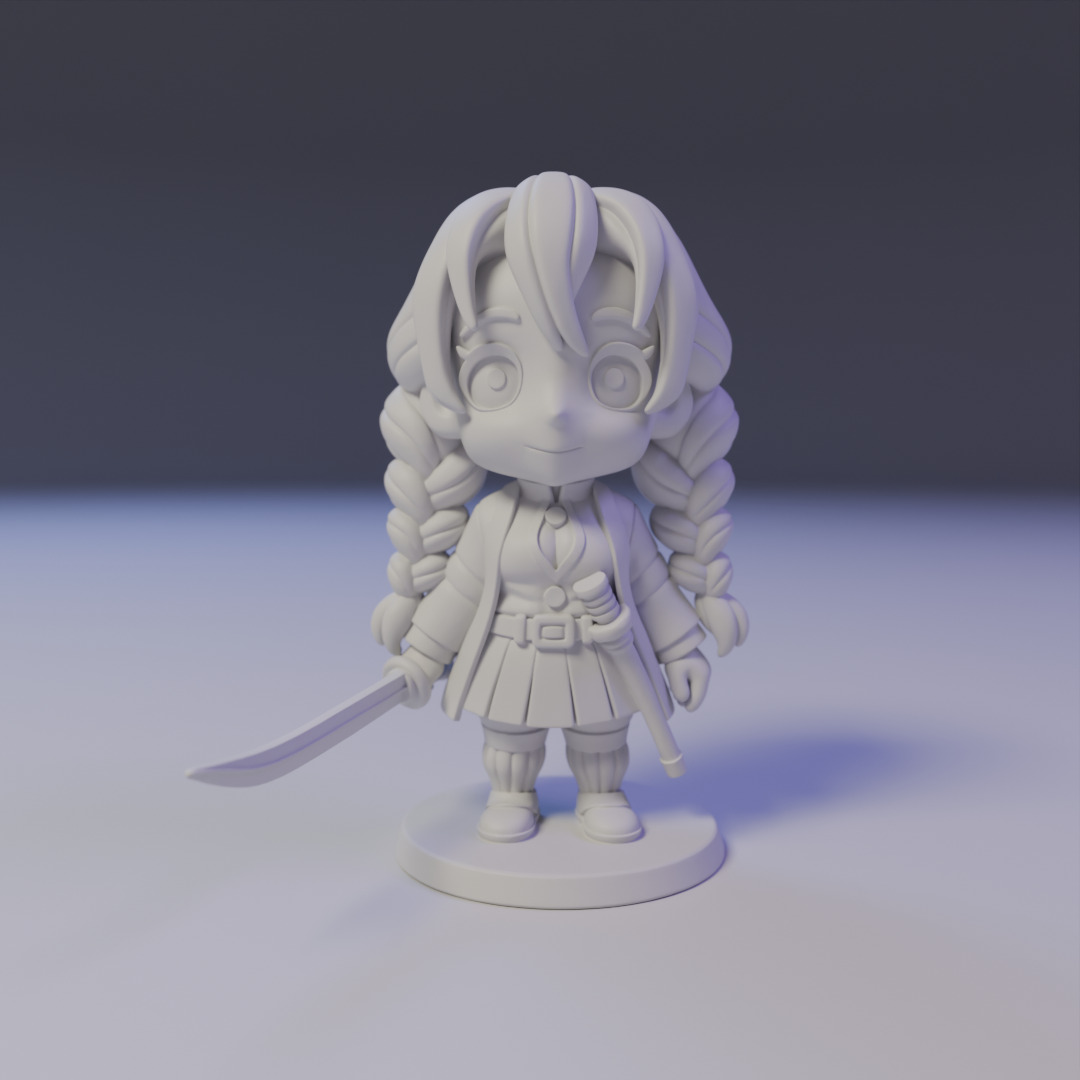 mitsuri kanroji 3D print model_15