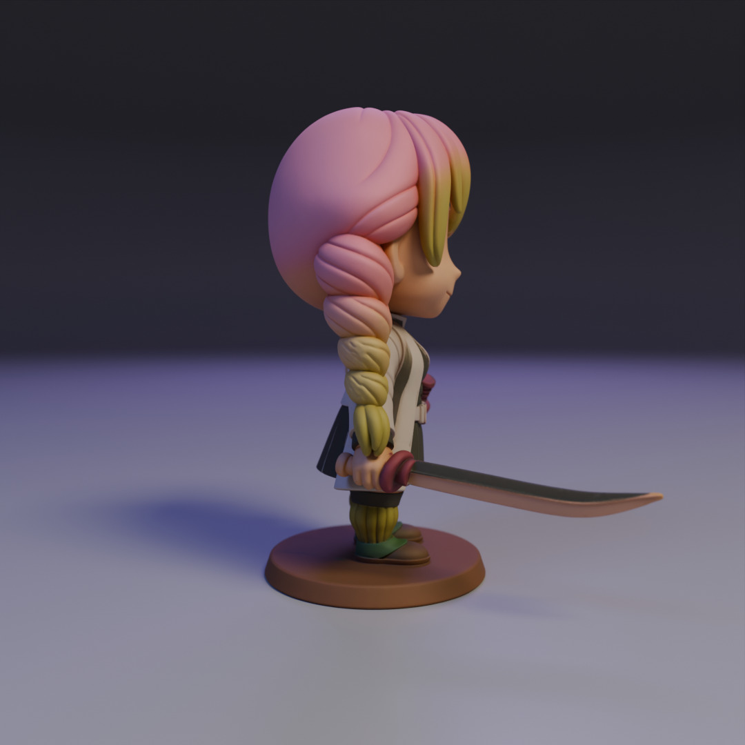 mitsuri kanroji 3D print model_2
