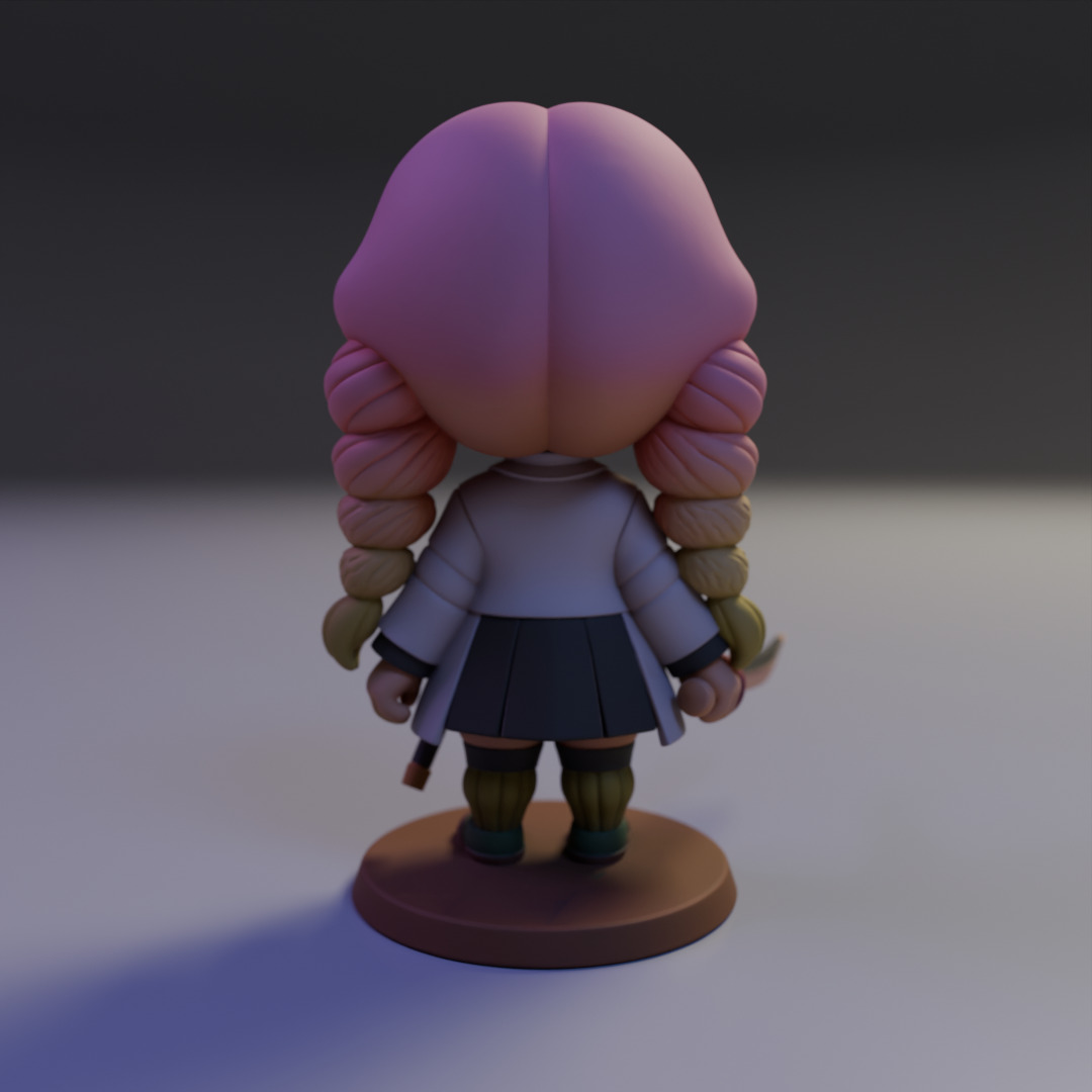 mitsuri kanroji 3D print model_6