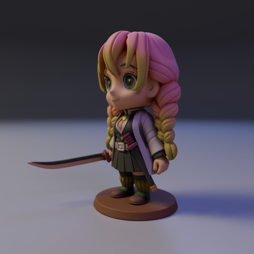 mitsuri kanroji 3D print model_10
