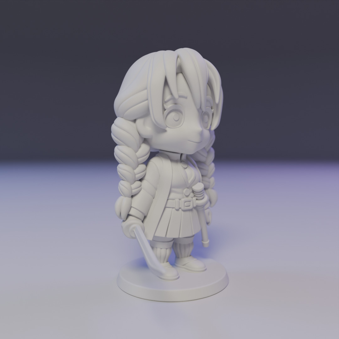 mitsuri kanroji 3D print model_7