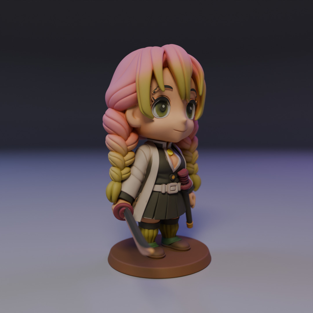 mitsuri kanroji 3D print model_8