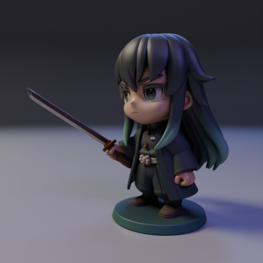 Muichiro Tokito 3D print model_10