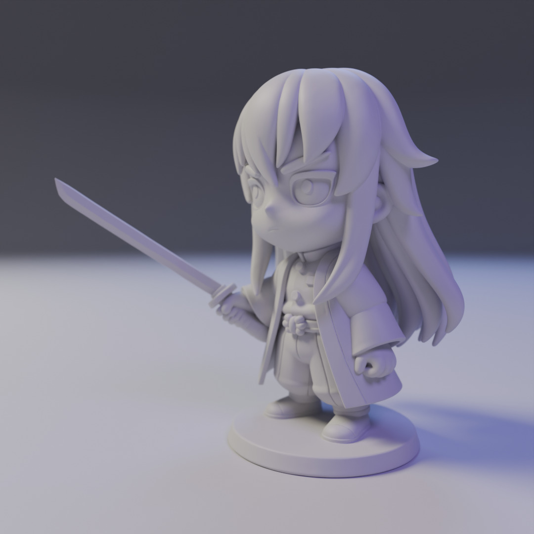 Muichiro Tokito 3D print model_9