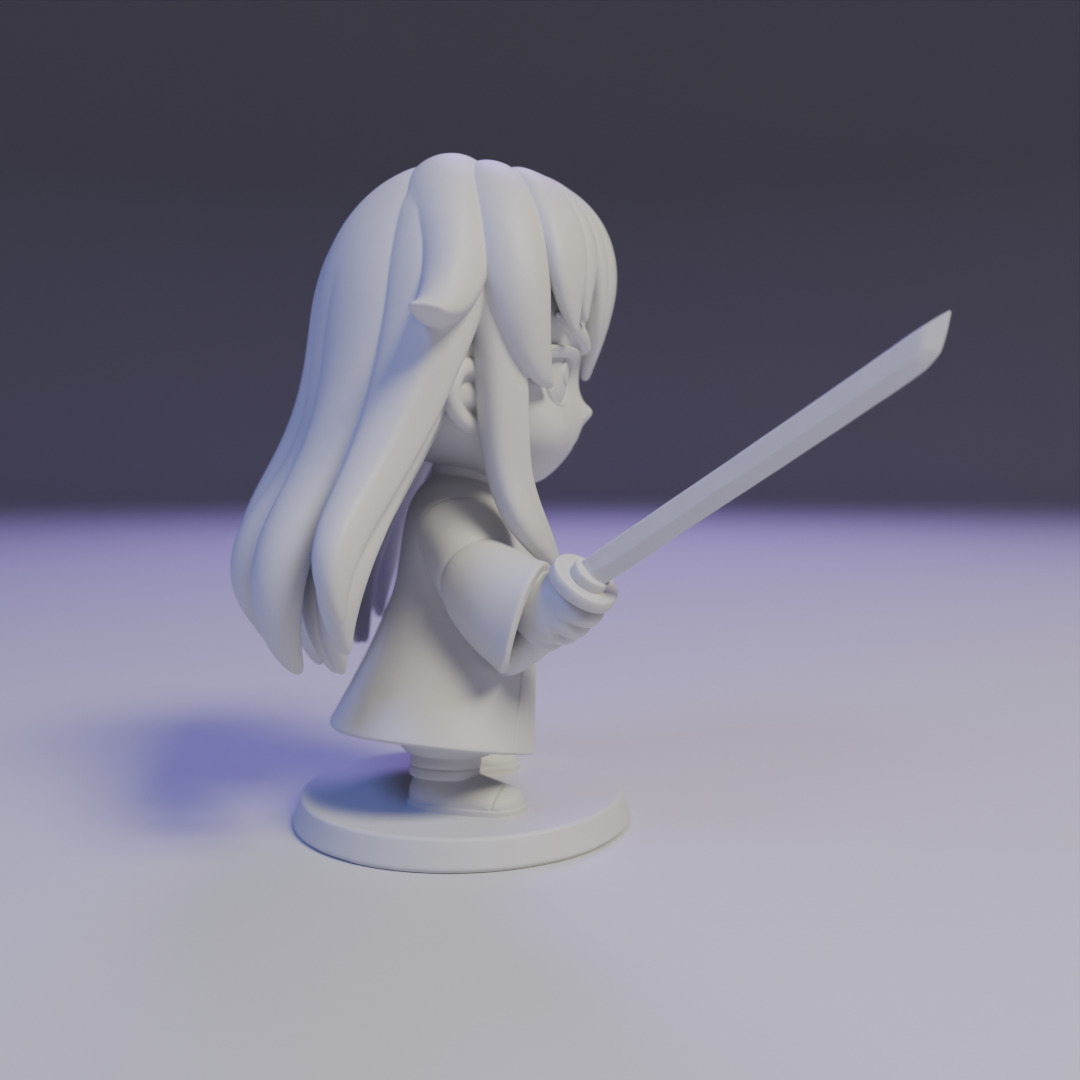 Muichiro Tokito 3D print model_1