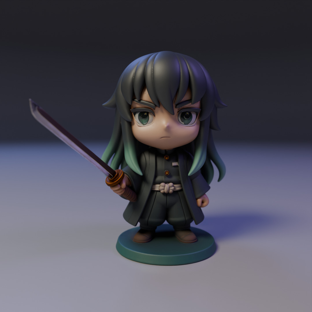 Muichiro Tokito 3D print model_16