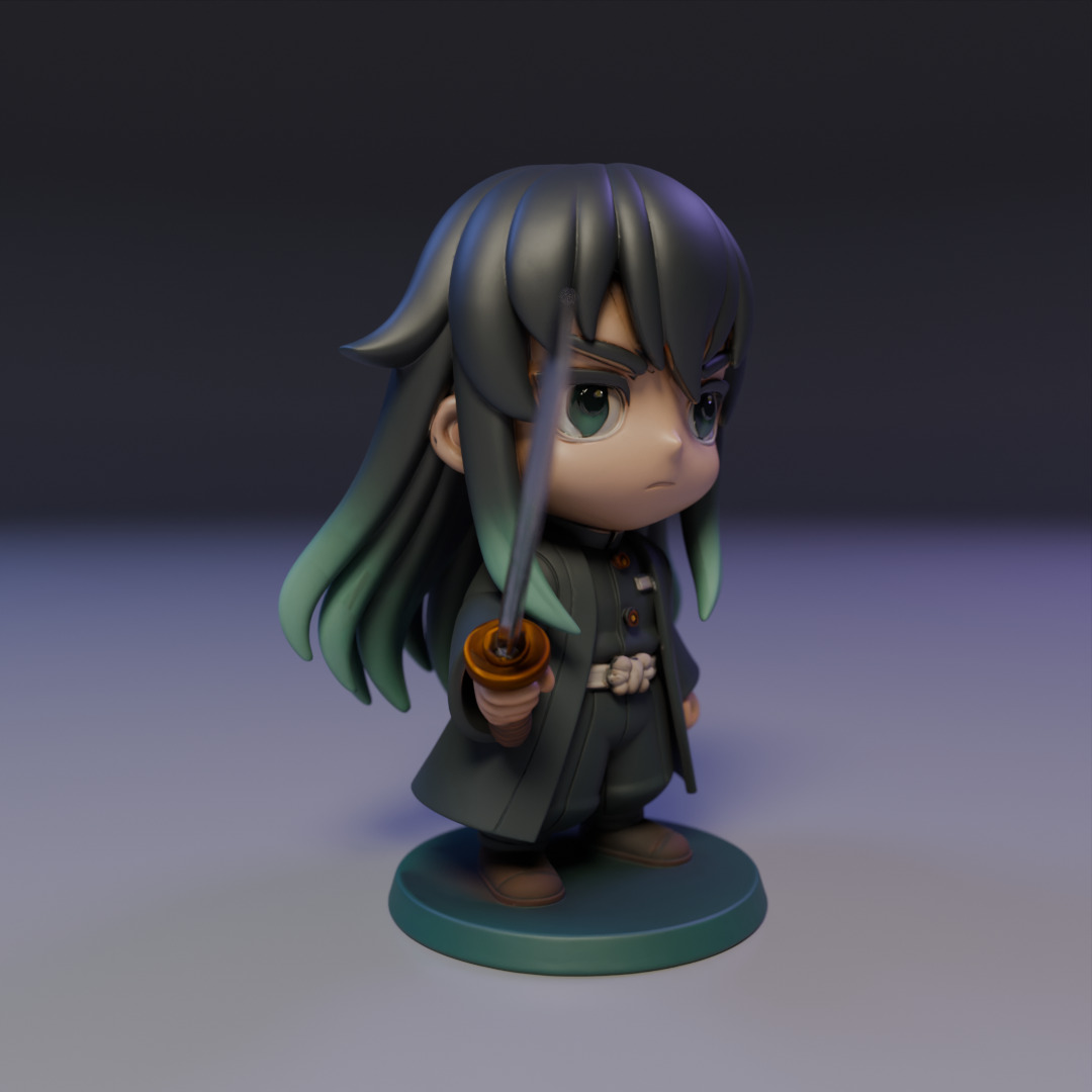 Muichiro Tokito 3D print model_8