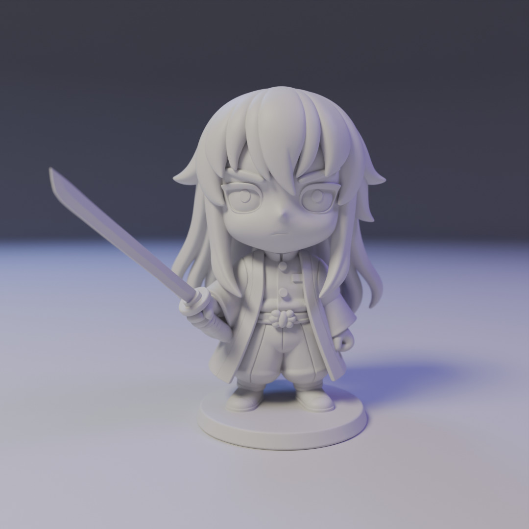 Muichiro Tokito 3D print model_15