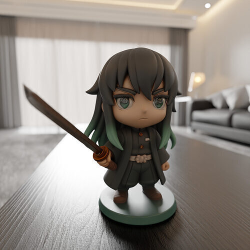 Muichiro Tokito 3D print model