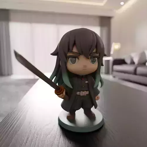 Muichiro Tokito 3D print model