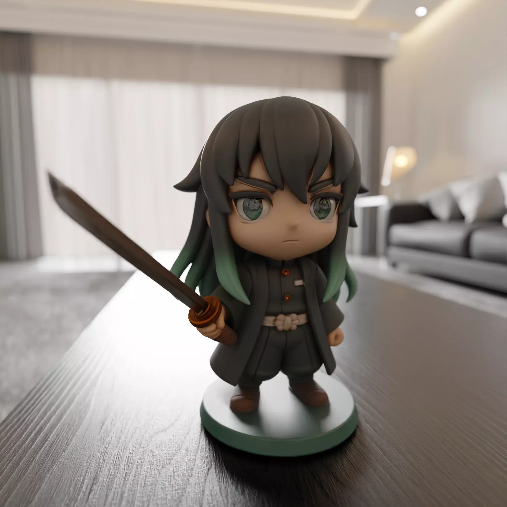 Muichiro Tokito 3D print model_0