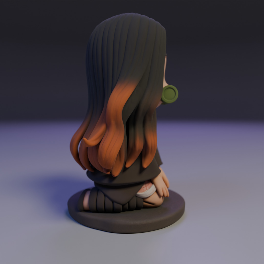 Nezuko Kamado 3D print model_1
