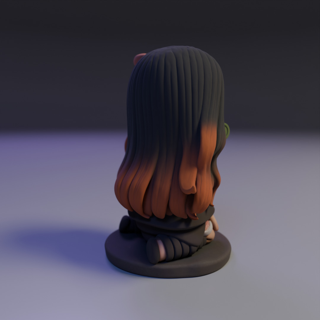 Nezuko Kamado 3D print model_13