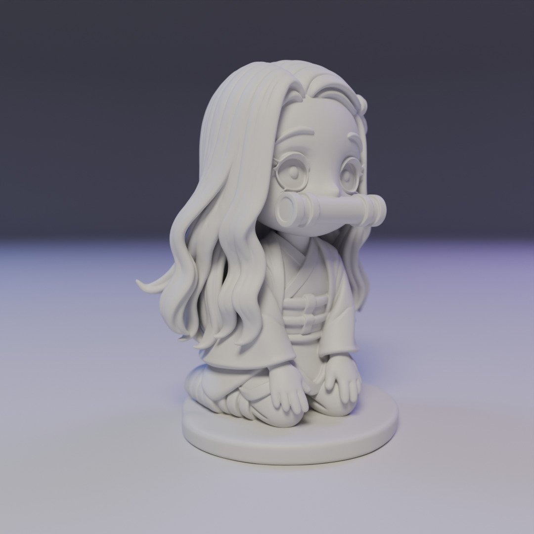Nezuko Kamado 3D print model_8