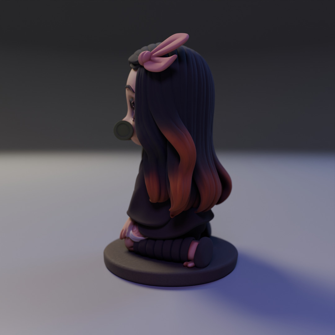 Nezuko Kamado 3D print model_3