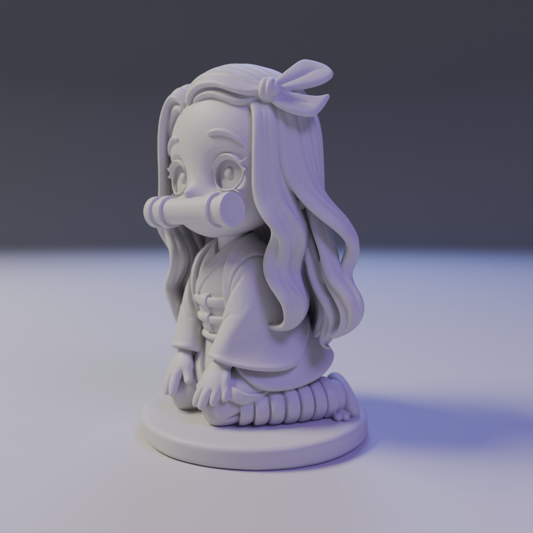 Nezuko Kamado 3D print model_10