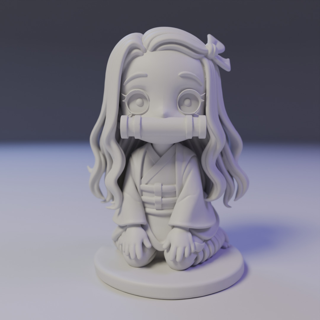 Nezuko Kamado 3D print model_16
