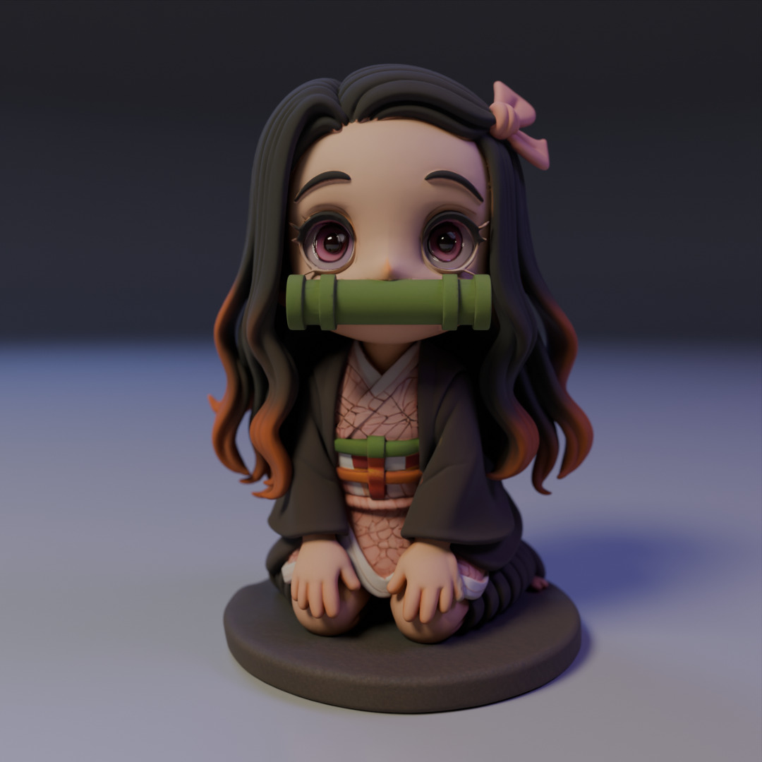 Nezuko Kamado 3D print model_15