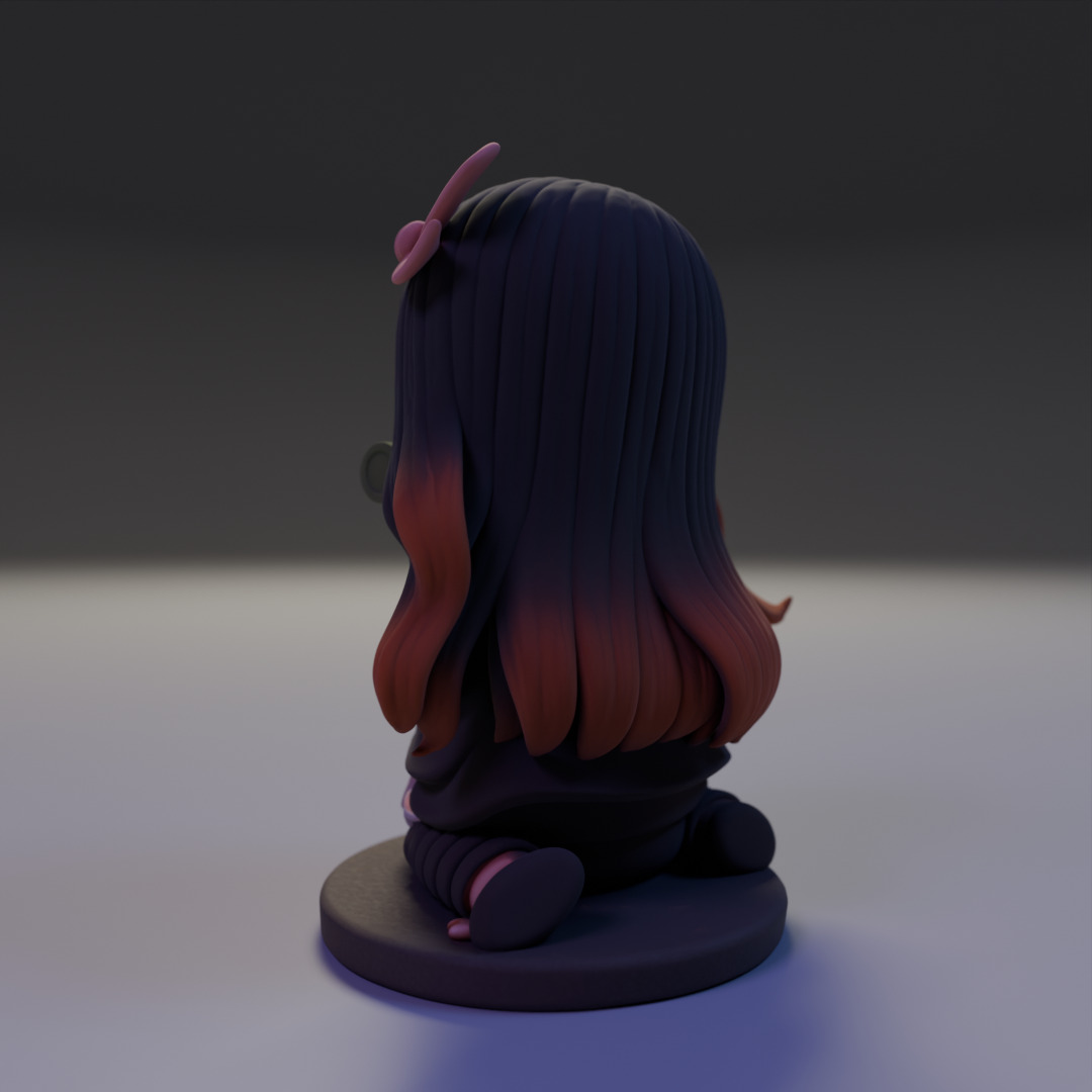 Nezuko Kamado 3D print model_11