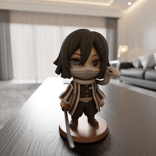 Obanai Iguro 3D print model