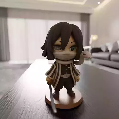 Obanai Iguro 3D print model