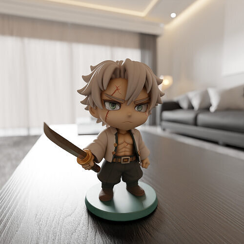 Sanemi Shinazugawa 3D print model
