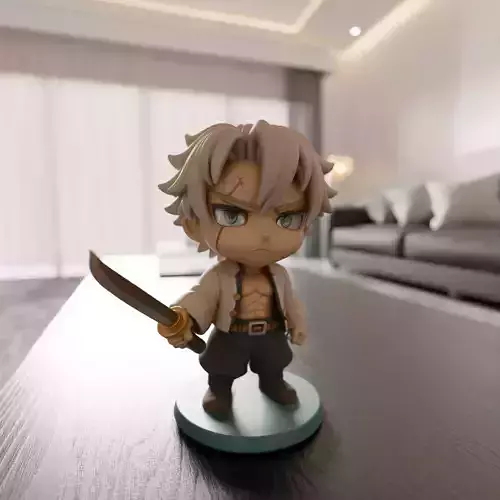 Sanemi Shinazugawa 3D print model