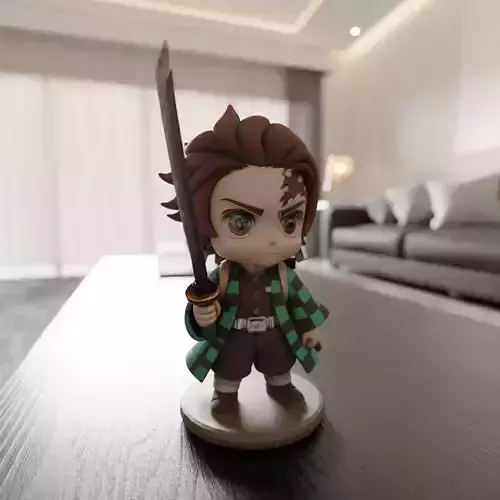 tanjiro kamada 3D print model