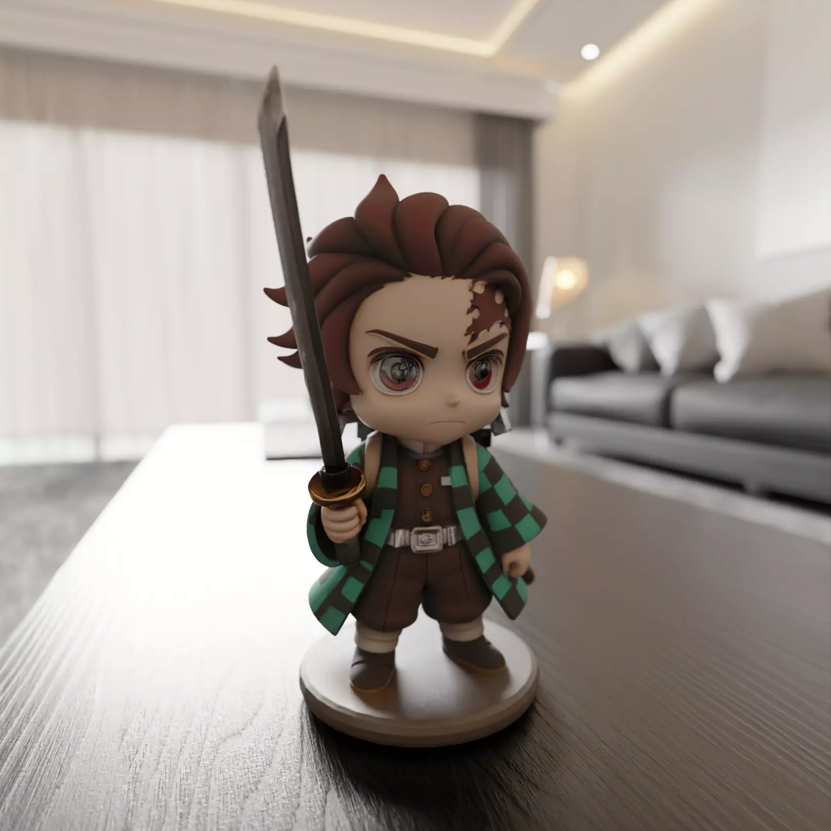 tanjiro kamada 3D print model_0