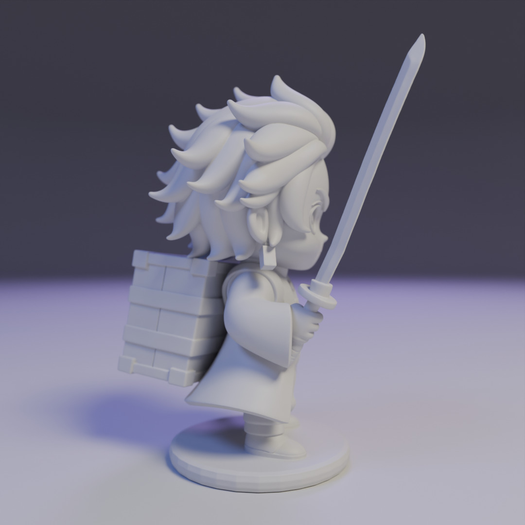 tanjiro kamada 3D print model_1