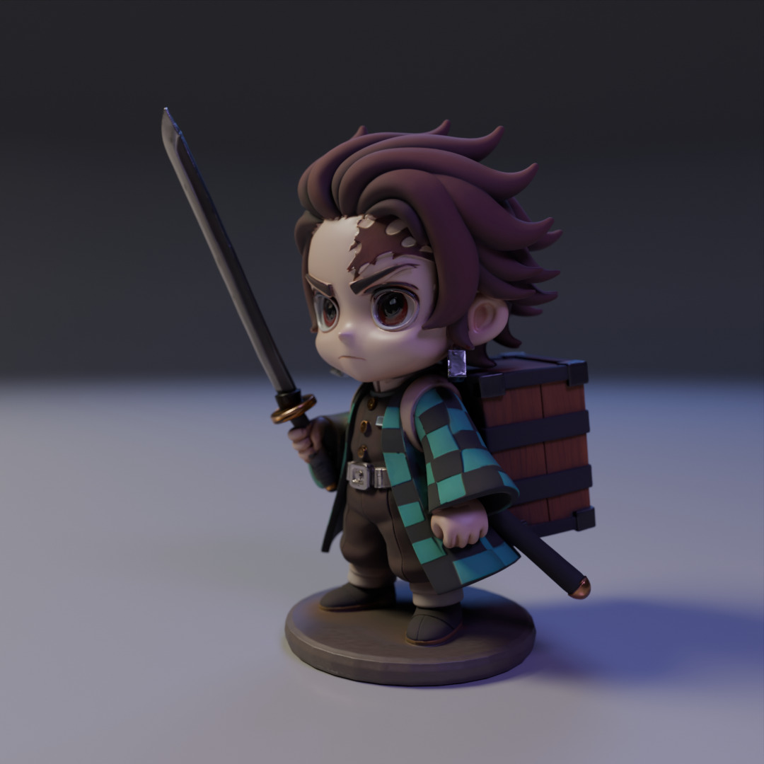 tanjiro kamada 3D print model_10