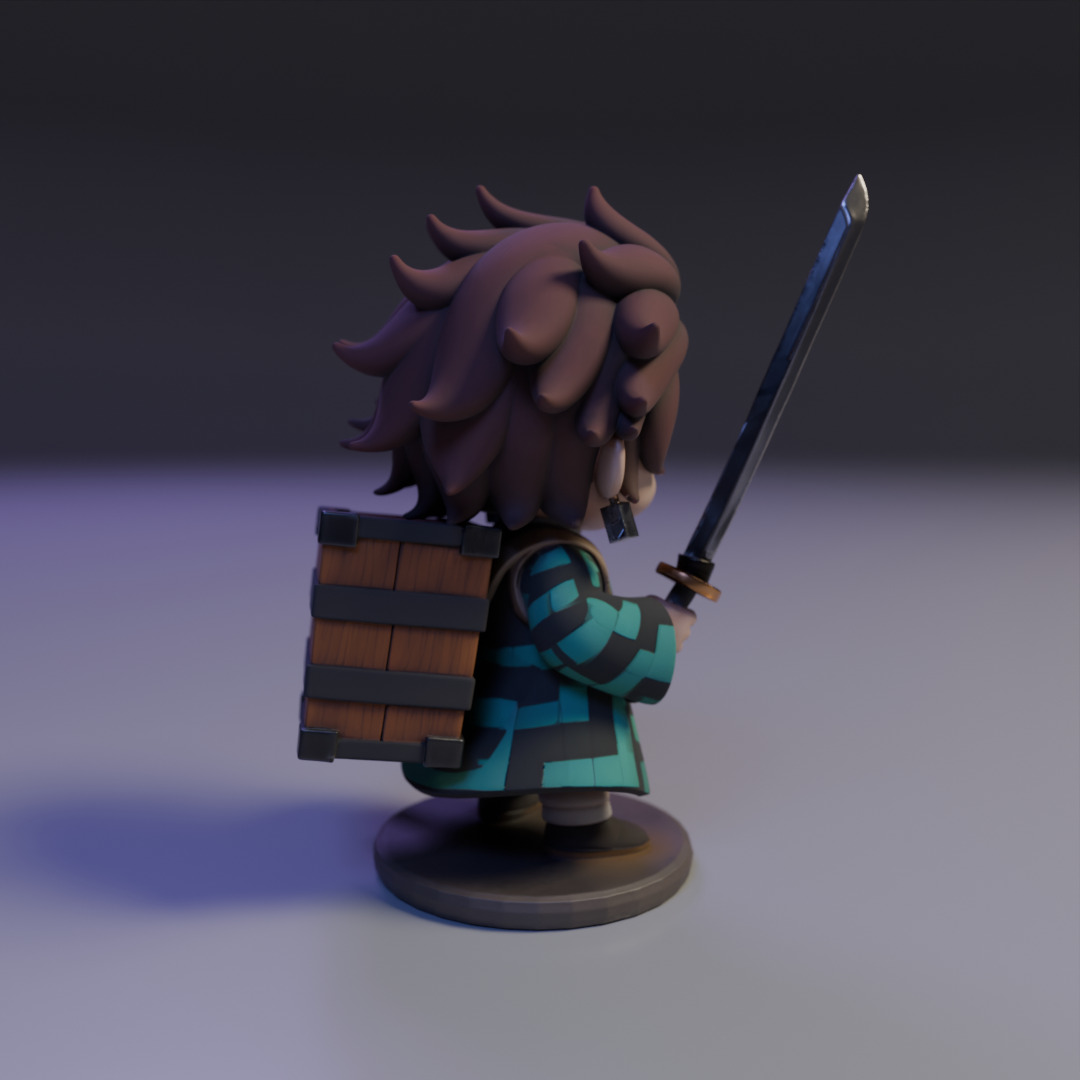 tanjiro kamada 3D print model_14