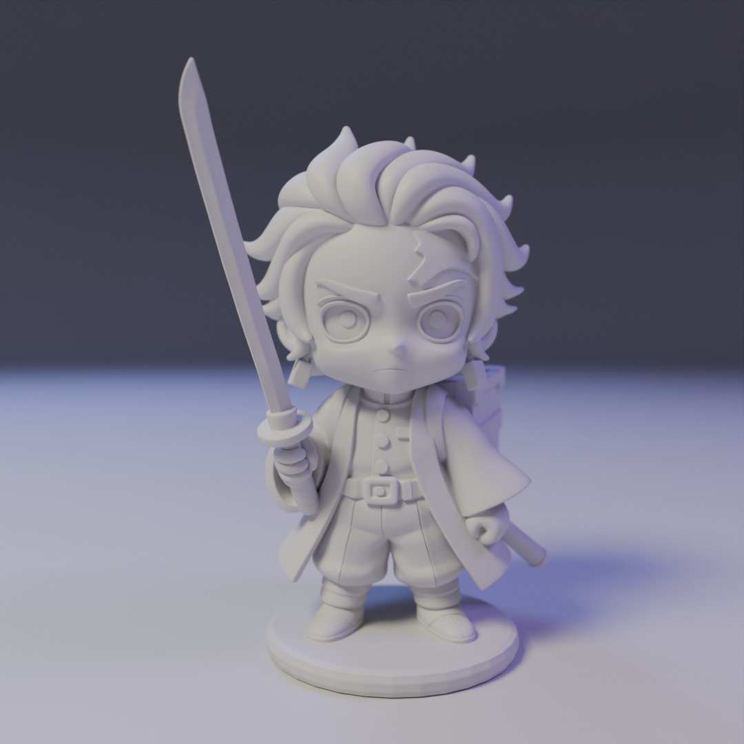 tanjiro kamada 3D print model_15