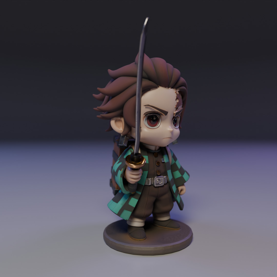 tanjiro kamada 3D print model_8