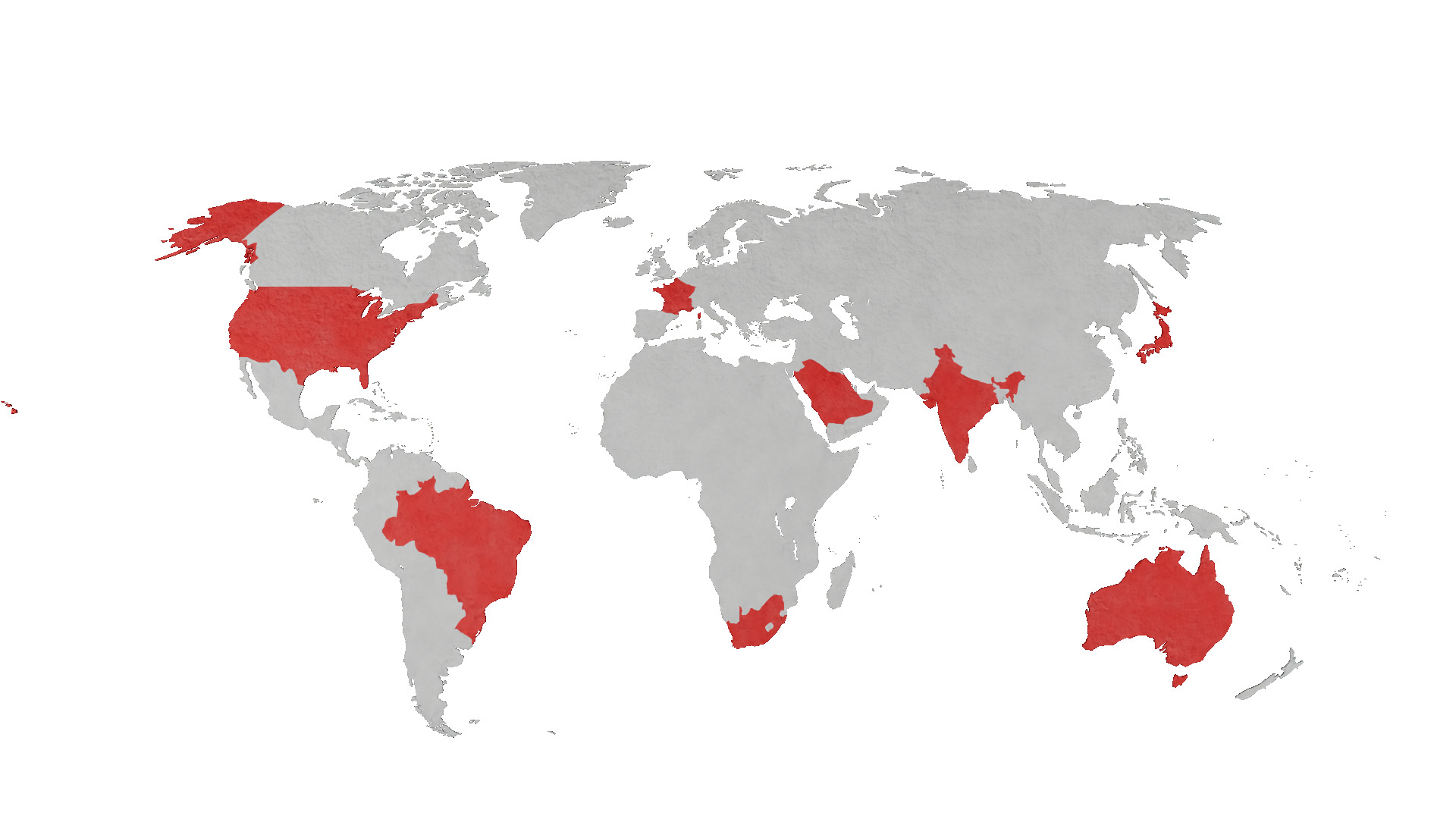 World Map Low-poly 3D model_1