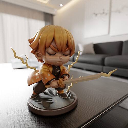 Zenitsu Agatsuma 3D print model