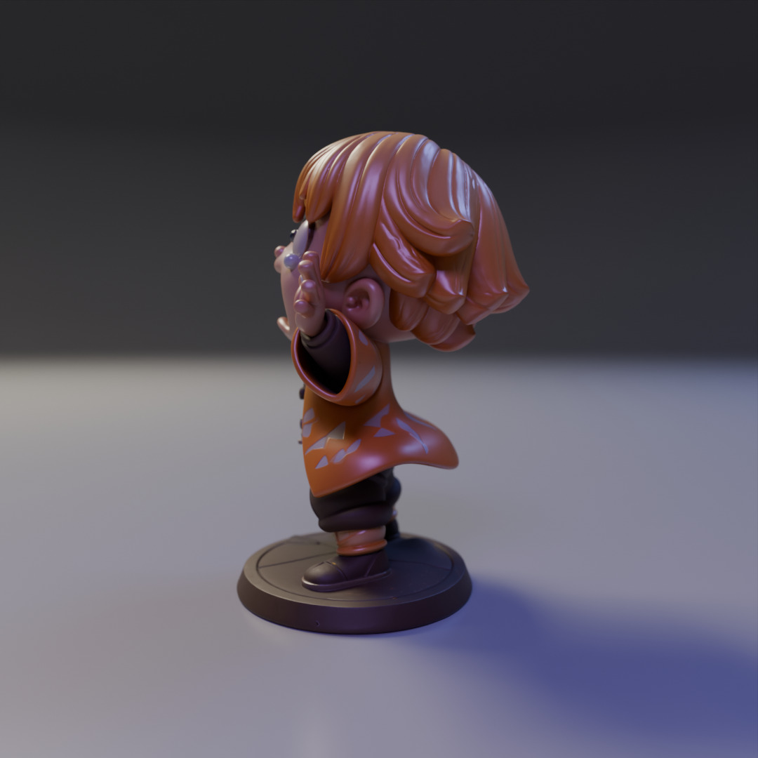 Zenitsu Agatsuma  3D print model_4