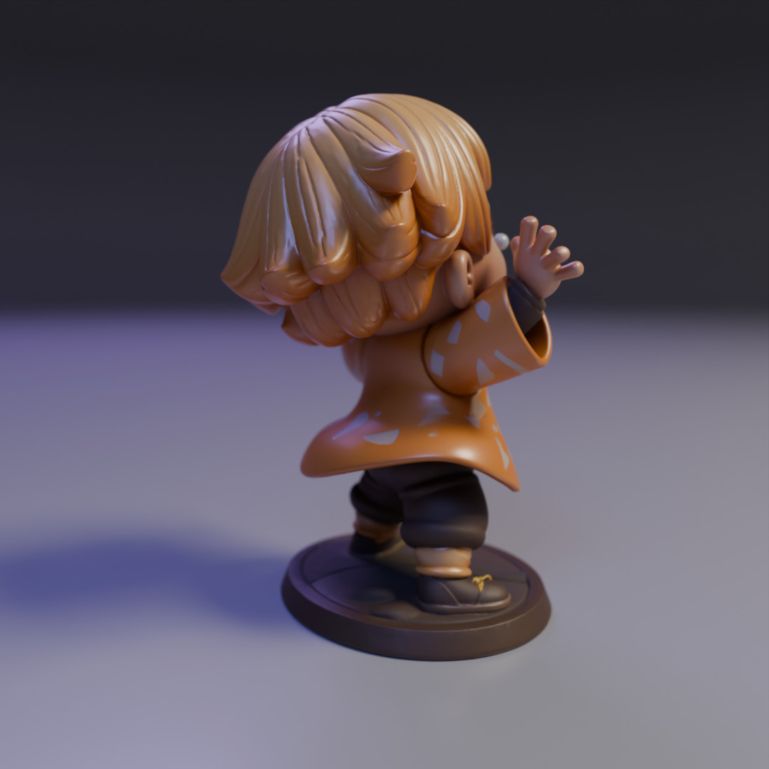 Zenitsu Agatsuma  3D print model_14