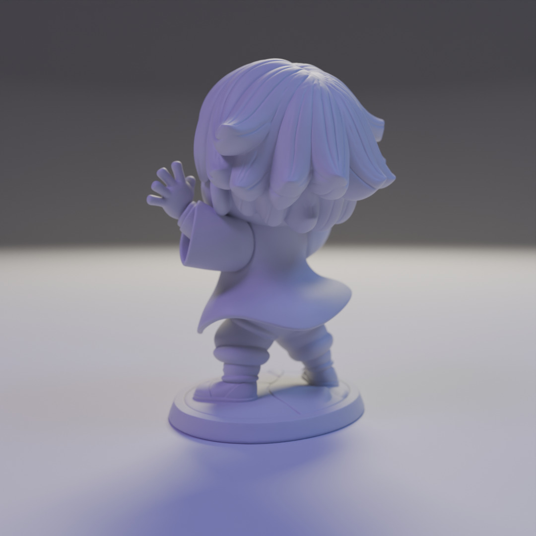Zenitsu Agatsuma  3D print model_11