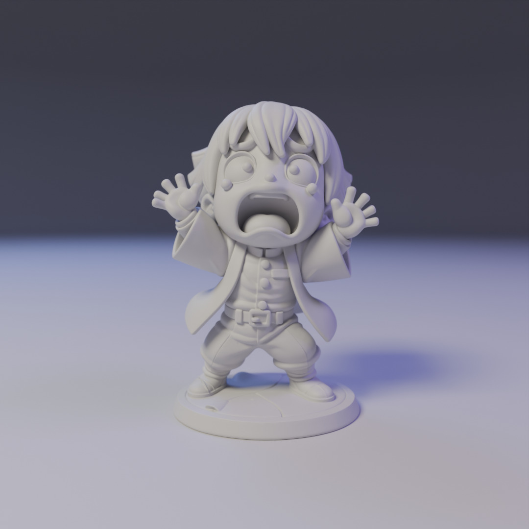 Zenitsu Agatsuma  3D print model_15