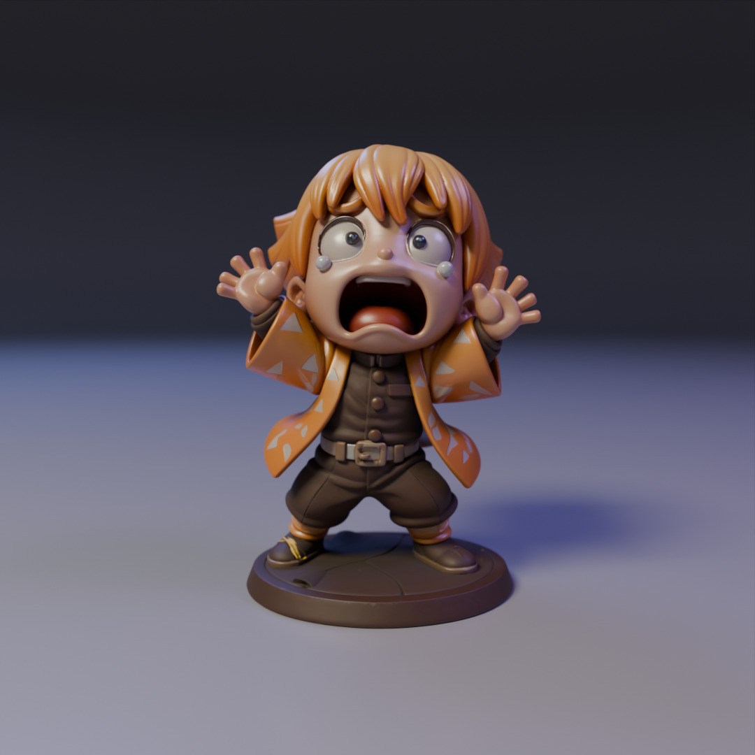 Zenitsu Agatsuma  3D print model_16